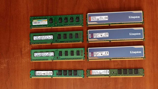 Оперативная память RAM ОЗУ 7 х 4 гб, 1 х 2гб Kingston, Samsung