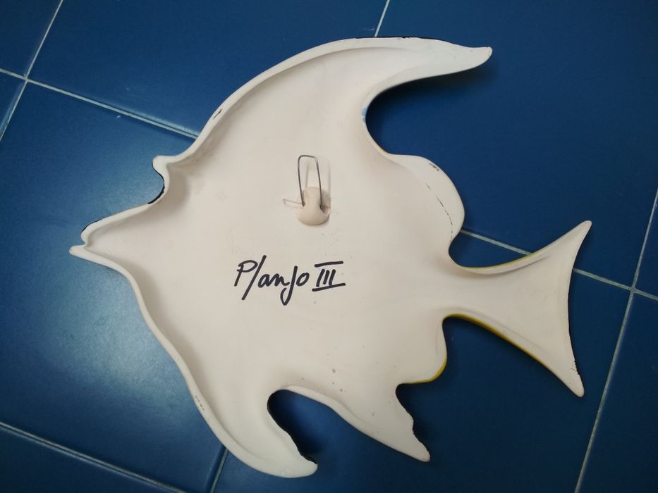 Candeeiro Barco / Azulejo Artesanato Peixe