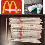 Kultowe oryginalne plastikowe słomki do picia sprzed lat z McDonald's