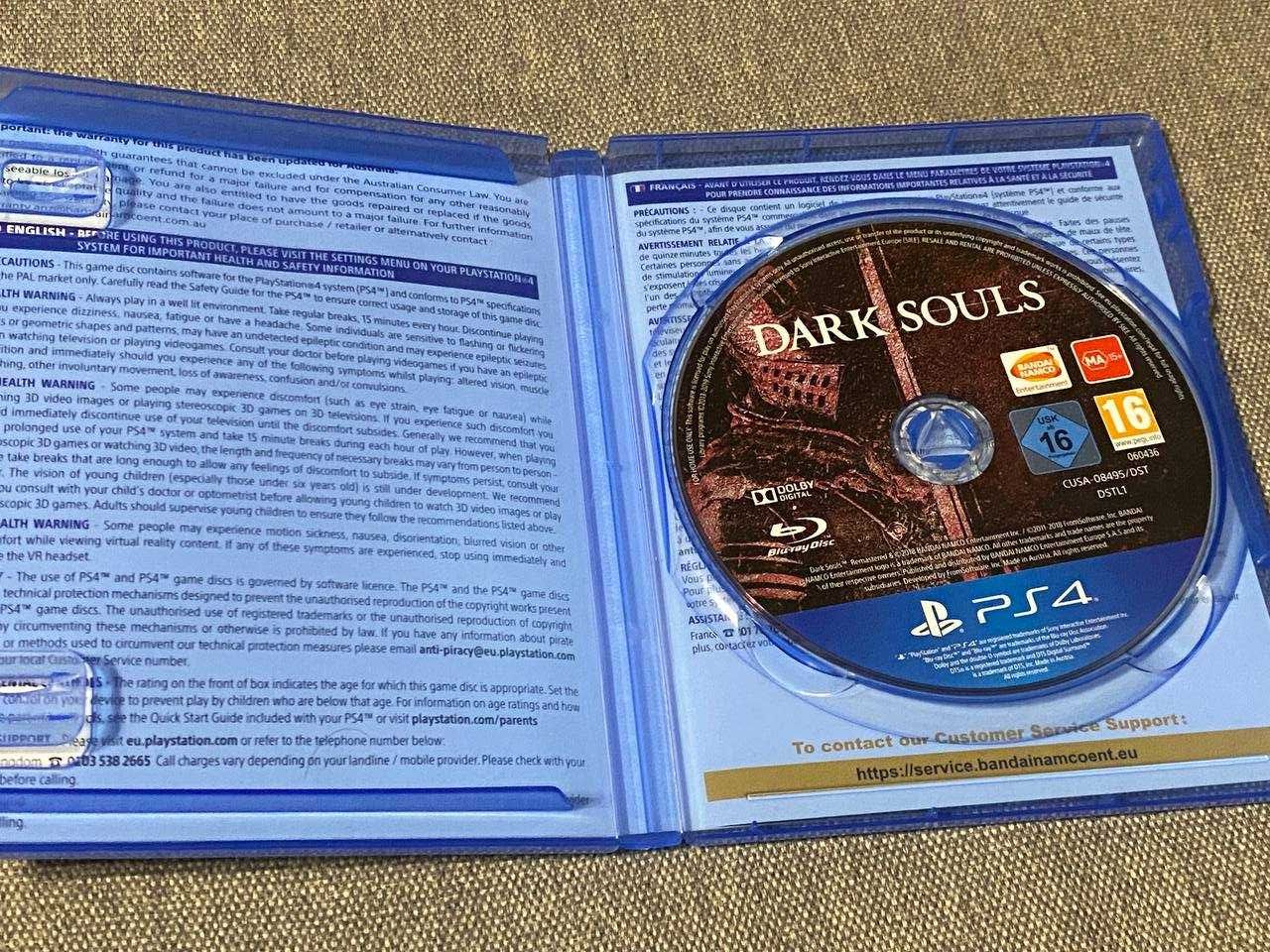 Диск PS4 Dark Souls Remastered