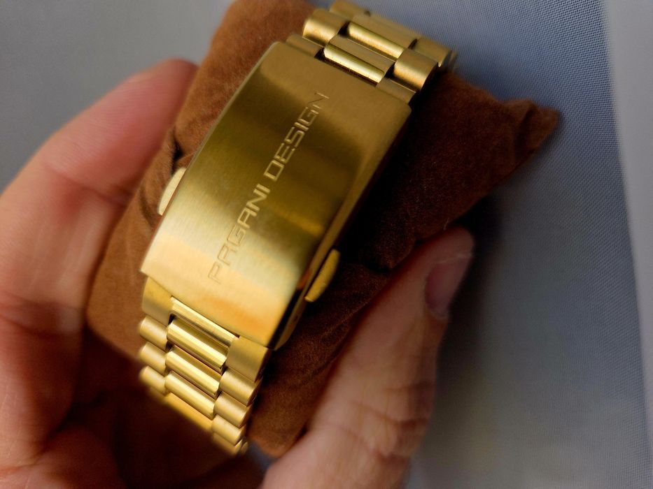 Zegarek PAGANI DESIGN – Złoty / Zielona tarcza – NOWY! Rolex Tanio !
