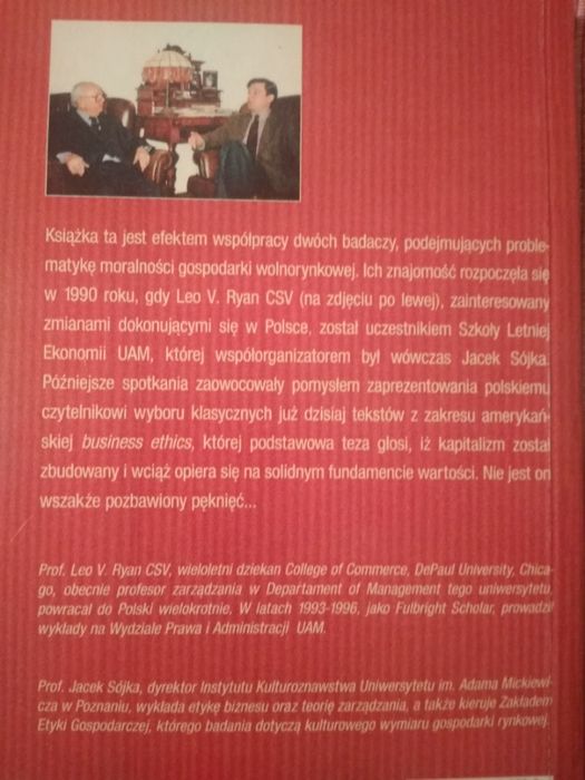 Etyka biznesu Leo V. Ryan Jacek Sójka