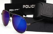 POLICE - Óculos de Sol Polarizados - Azul - ARTIGO NOVO