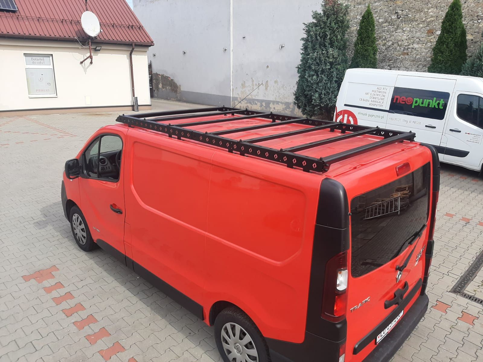 Bagażnik dachowyTrafic Vivaro Talento Primastar kamper namiot dachowy