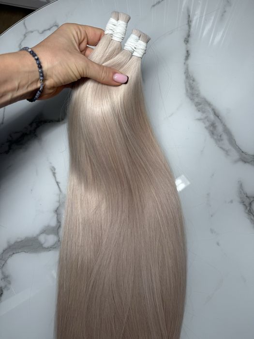 Wlosy naturkwne slowainskie farbowane 55cm 100g