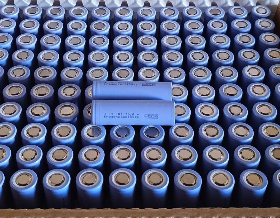 Нові акумулятори Lishen LR2170LA 4000 mAh 45А 21700 Grade A 11/2024рік