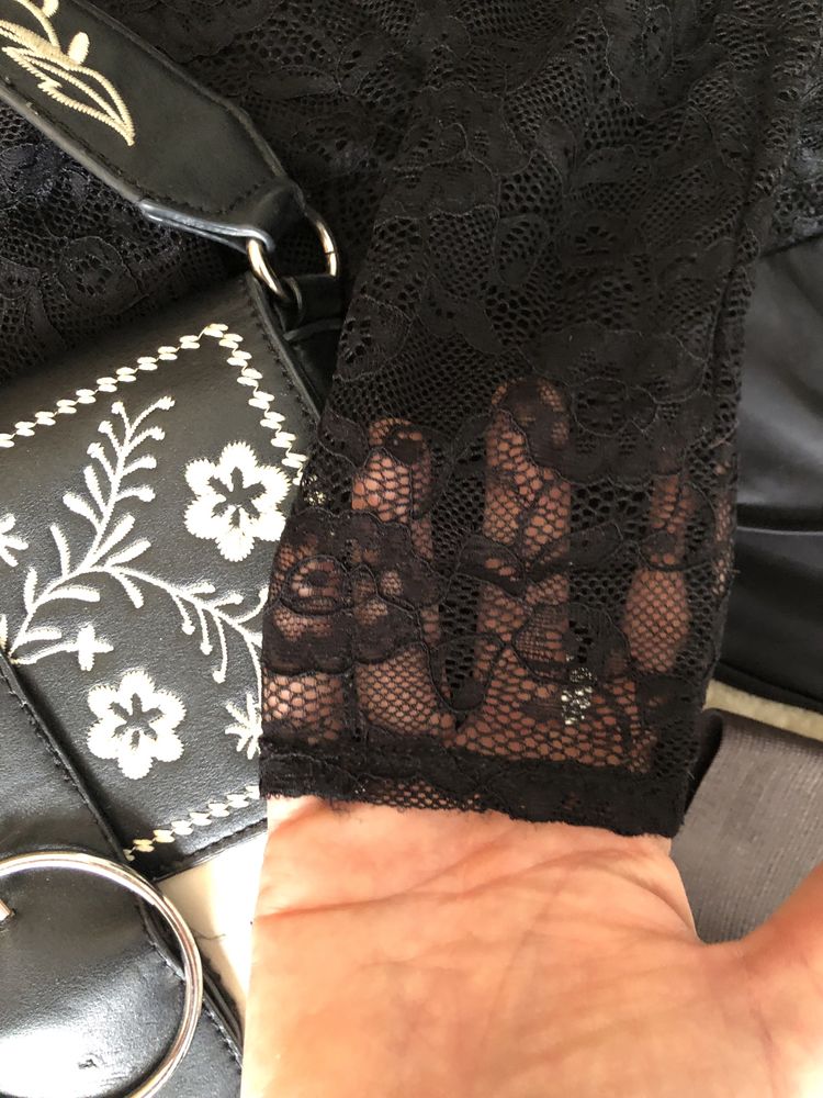 Body, koronkowe, damskie, L, sexi, stradivarius, czarne