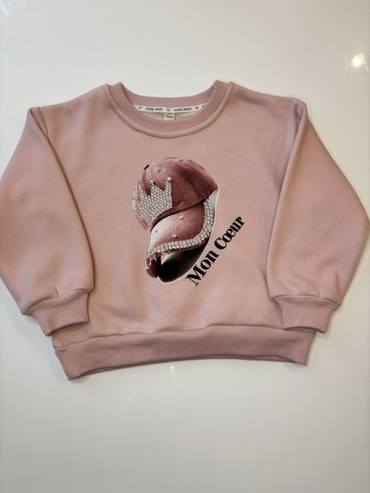 Дитячий світшот на флісі для принцес