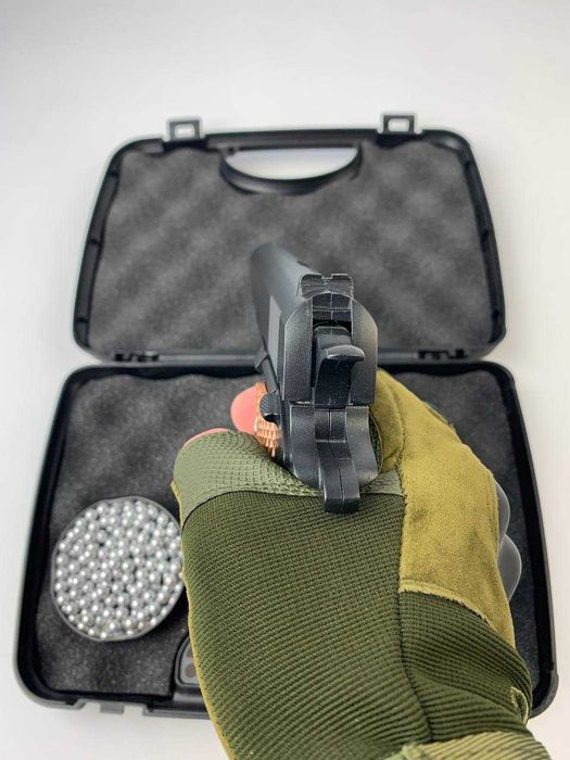 Металевий іграшковий пістолет Colt 1911 Кольт з кобурою залізний дитяч