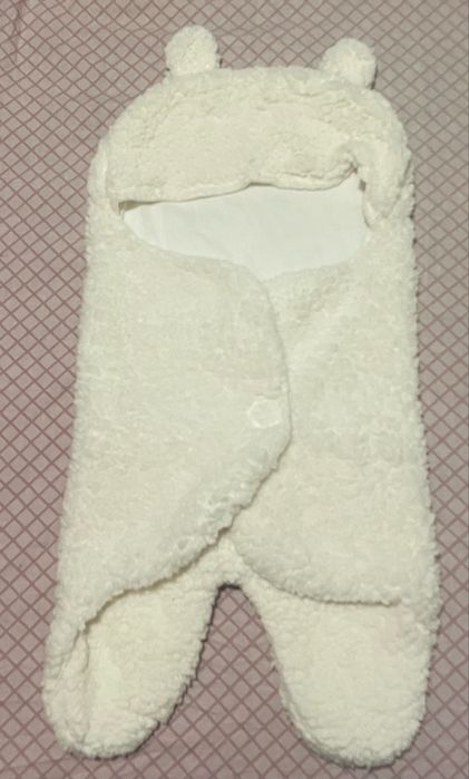 Конверт мишка детский 0-6мес на выписку