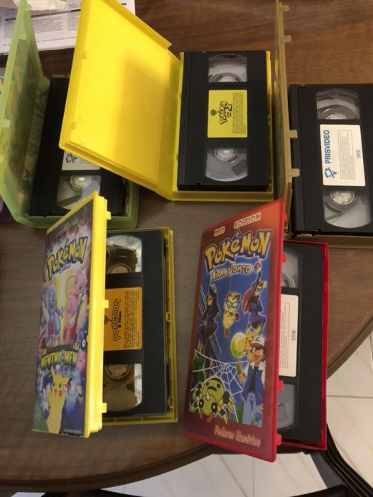 Filmes Pokémon Série 1 e 2 completa VHS