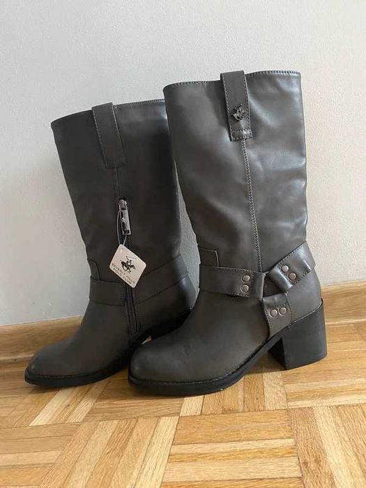 Nowe Botki kozaki Polo Club