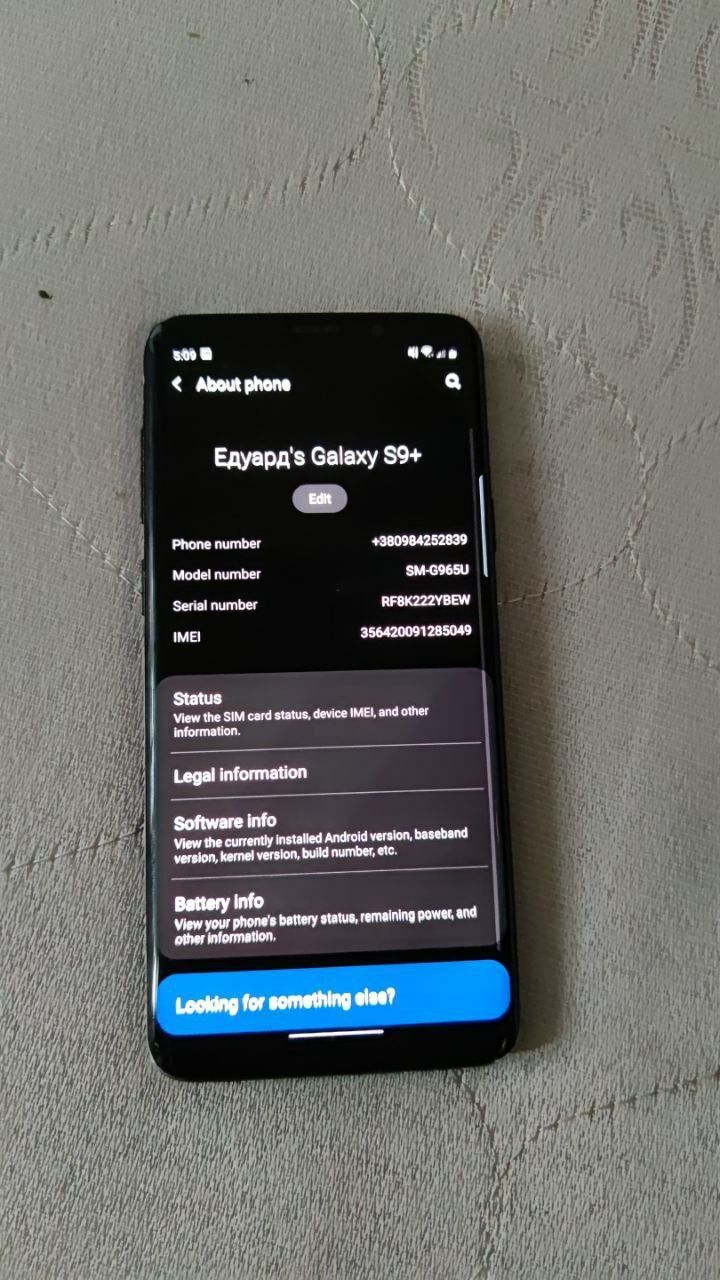 Продам телефон Samsung Galaxy 9 Plus