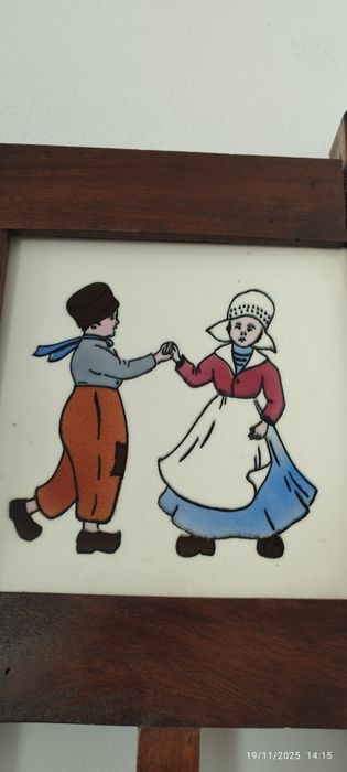 Bengaleiro Vintage em madeira para entrada