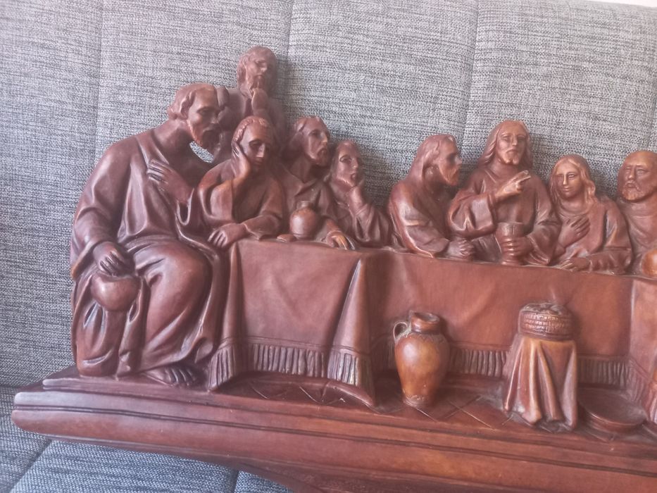 Imagem Última Ceia em marfinite (pedra)