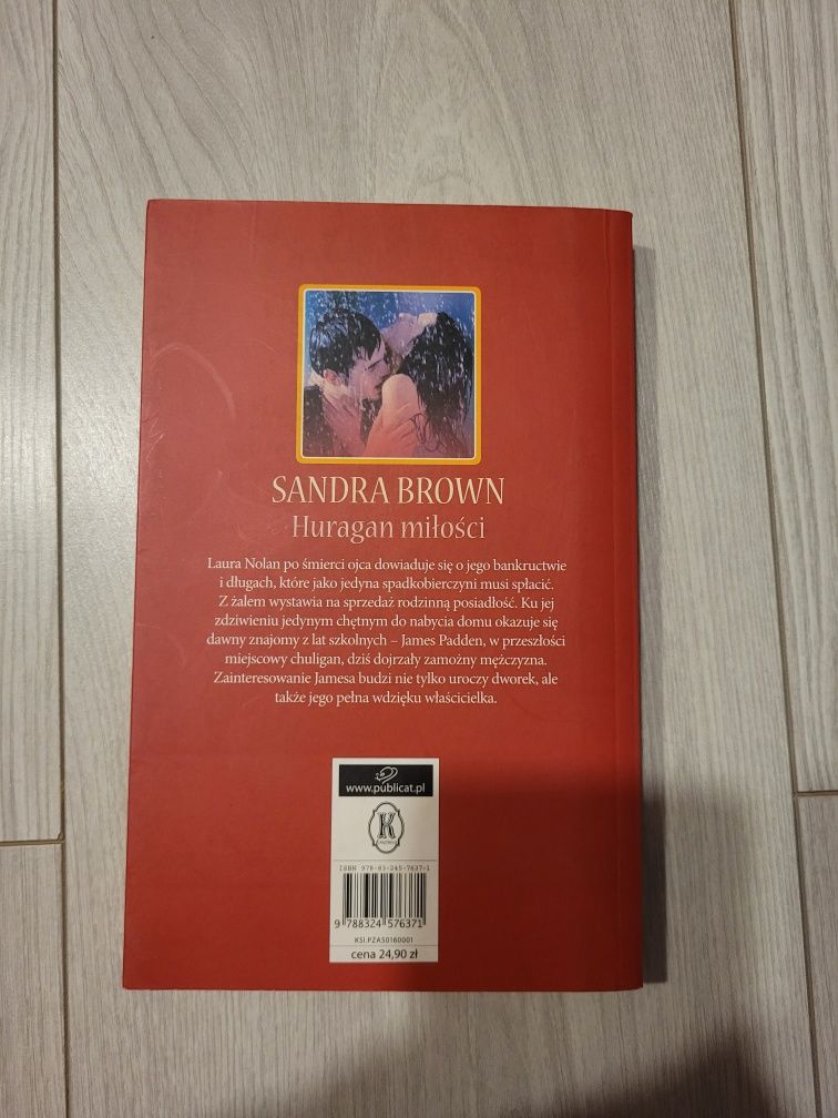 Książka "Huragan miłości" Sandra Brown