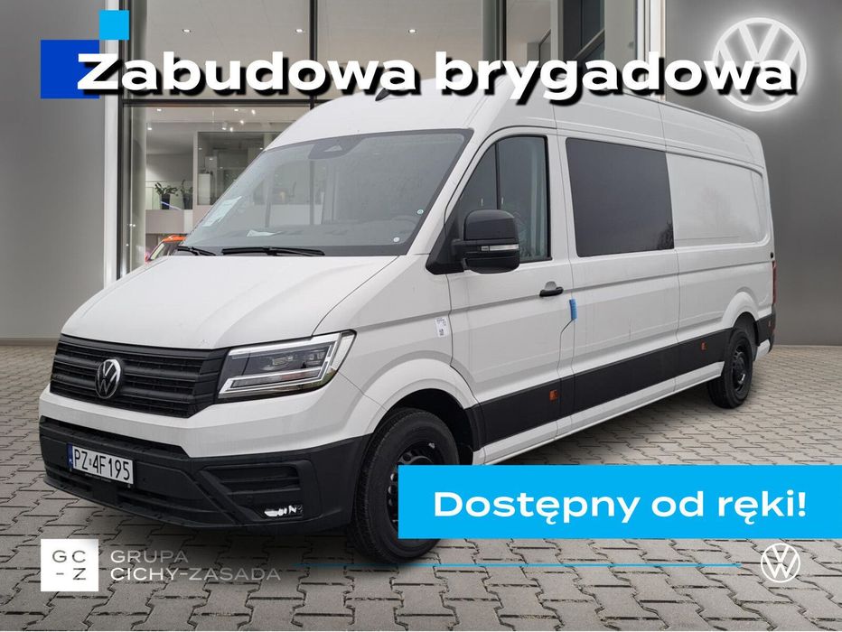 Volkswagen Crafter 35 Furgon, 2,0 TDI SCR 177KM,  6-bieg man., r.o: 4490 mm  7-os/177km/Climatronic/Pawlacz