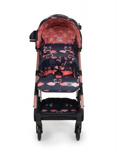 Lekka spacerówka Cosatto WOOSH 3 - Pretty Flamingo z rączką jak torba!