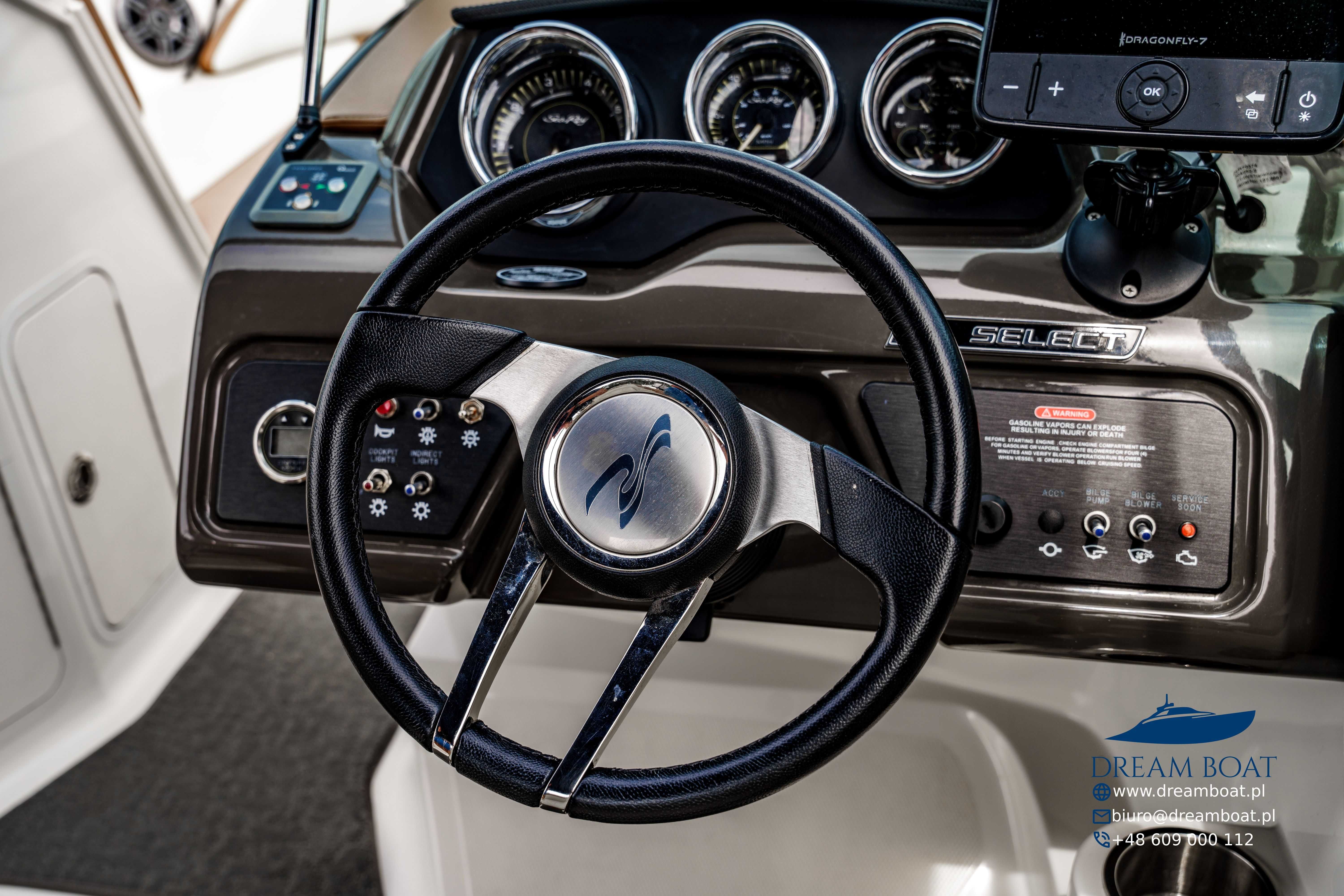 Czarter, Wynajem Łódź, Jacht motorowy, Motorówka Sea Ray 210B 4,5L V6