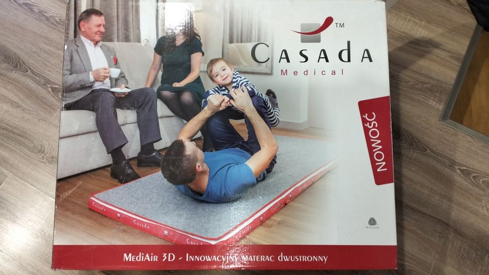 Materac skladany rehabilitacyjny gimnastyczny uniwersalny MediAir 3d