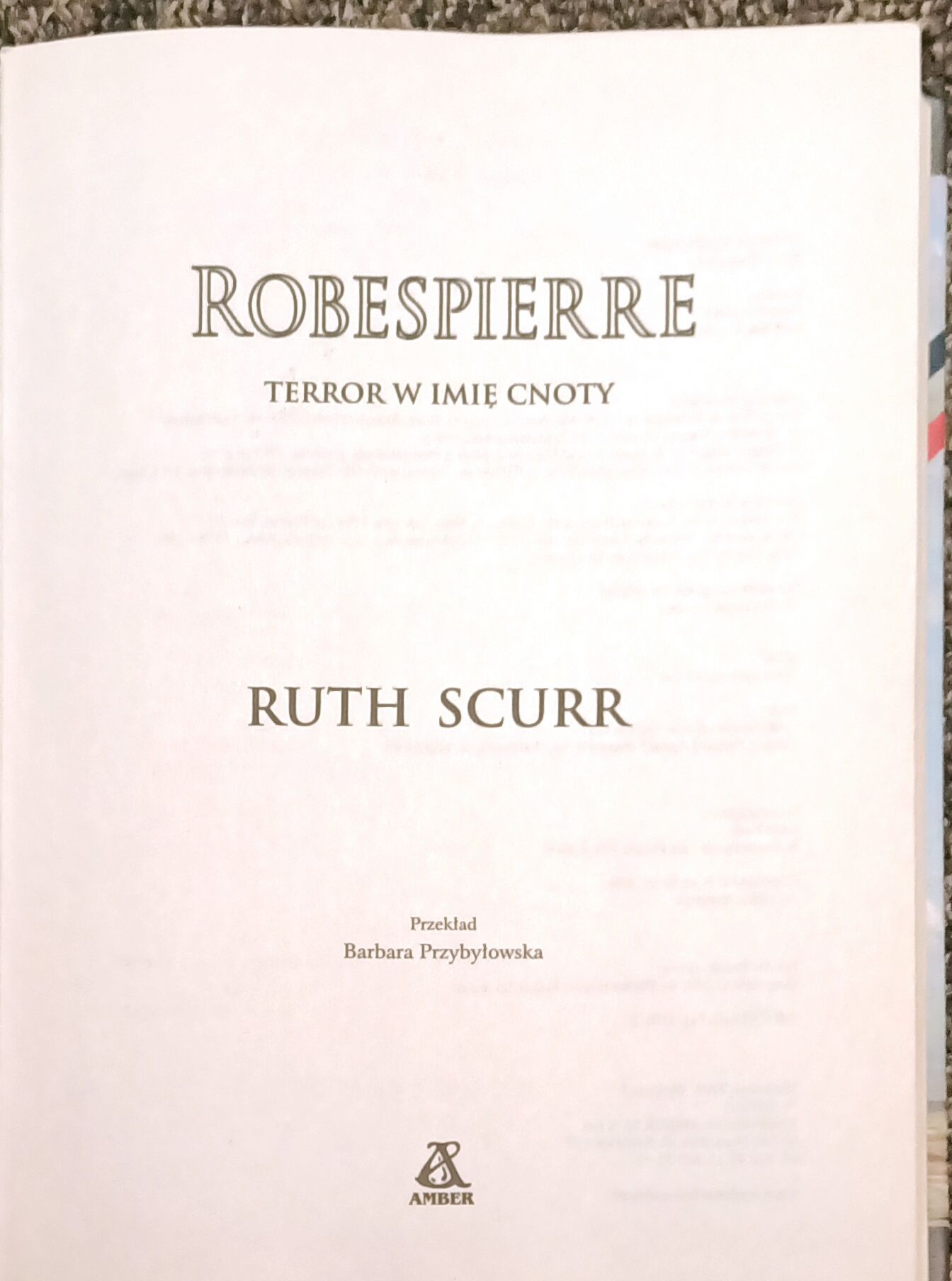 Robespierre Ruth Scurr