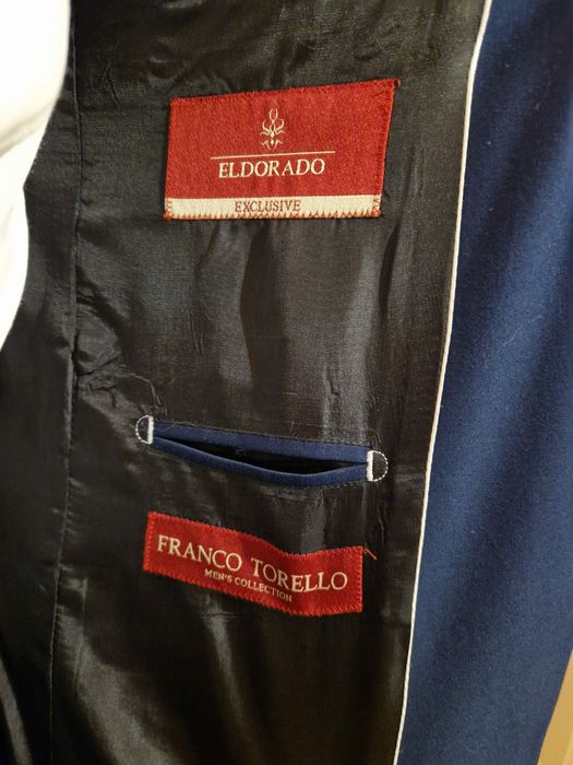 Garnitur męski granatowy