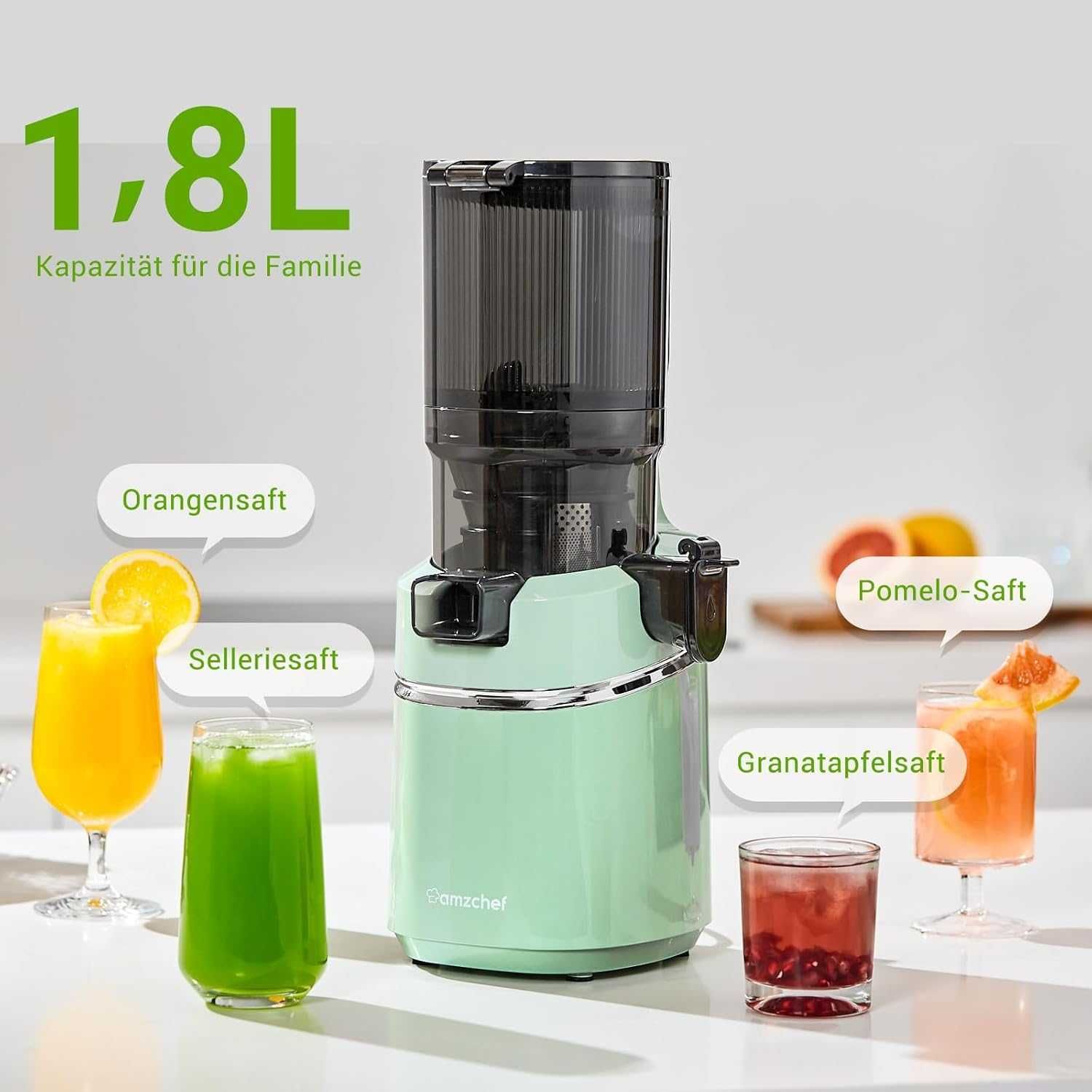 Wyciskarka Wolnoobrotowa Amzchef SJ-036 250 W