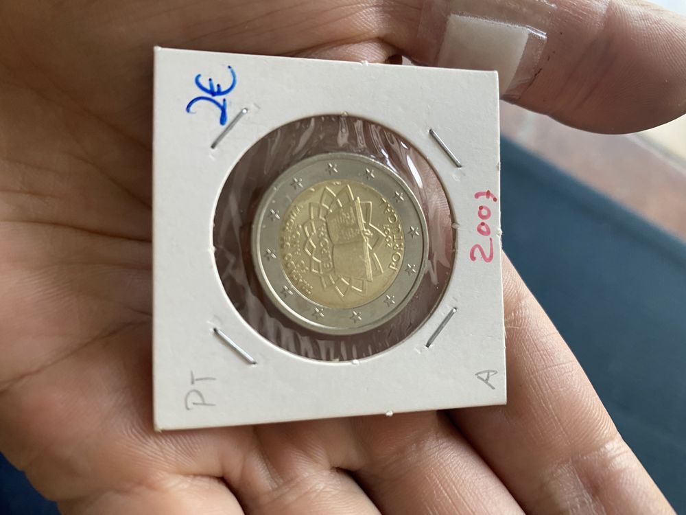Moedas euro comemorativas de 10€, 2€, ...