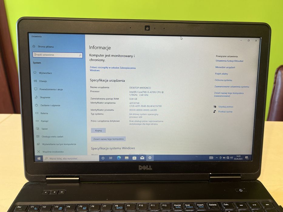 Laptop DELL Latitude E5540