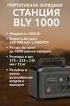Зарядна станція BLY 1000Вт 320 000 мАч Літій-залізо-фосфатна батарея