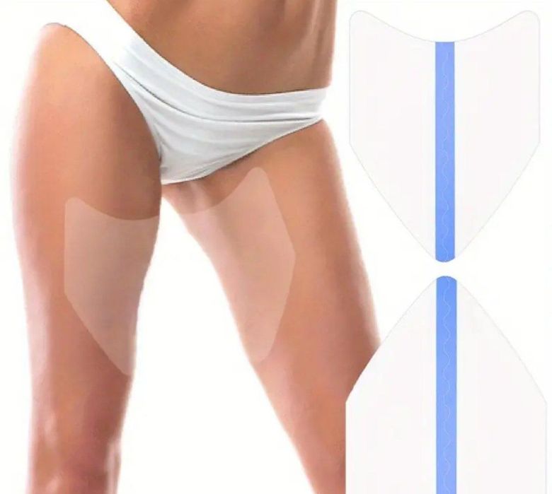 Невидимі захисні пластирі для стегон проти натирання