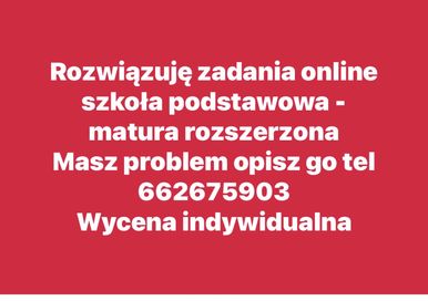 Rozwiązywanie zadań z matematyki