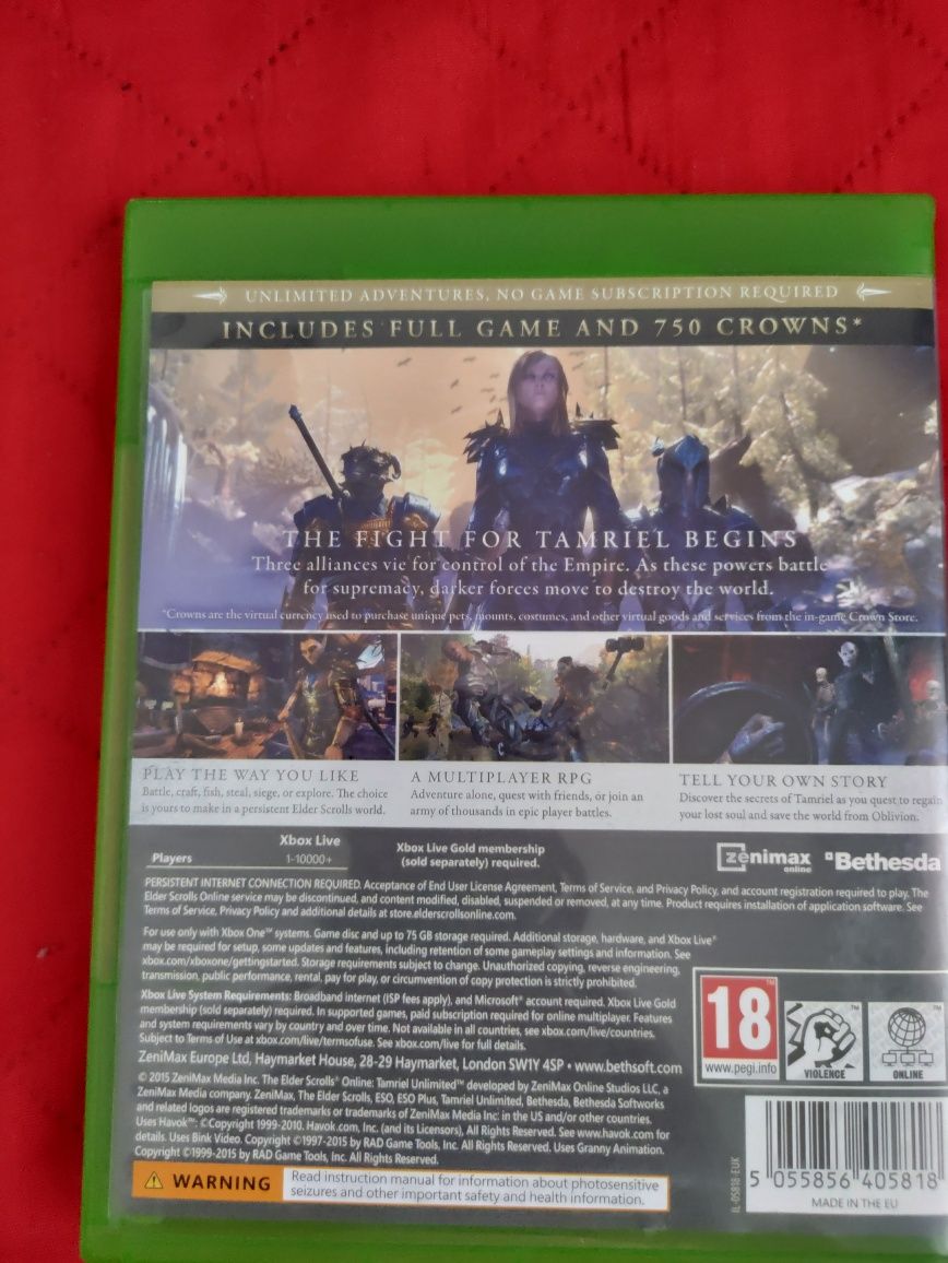 Theo elder scrolls online tamriel unlimited Xbox one