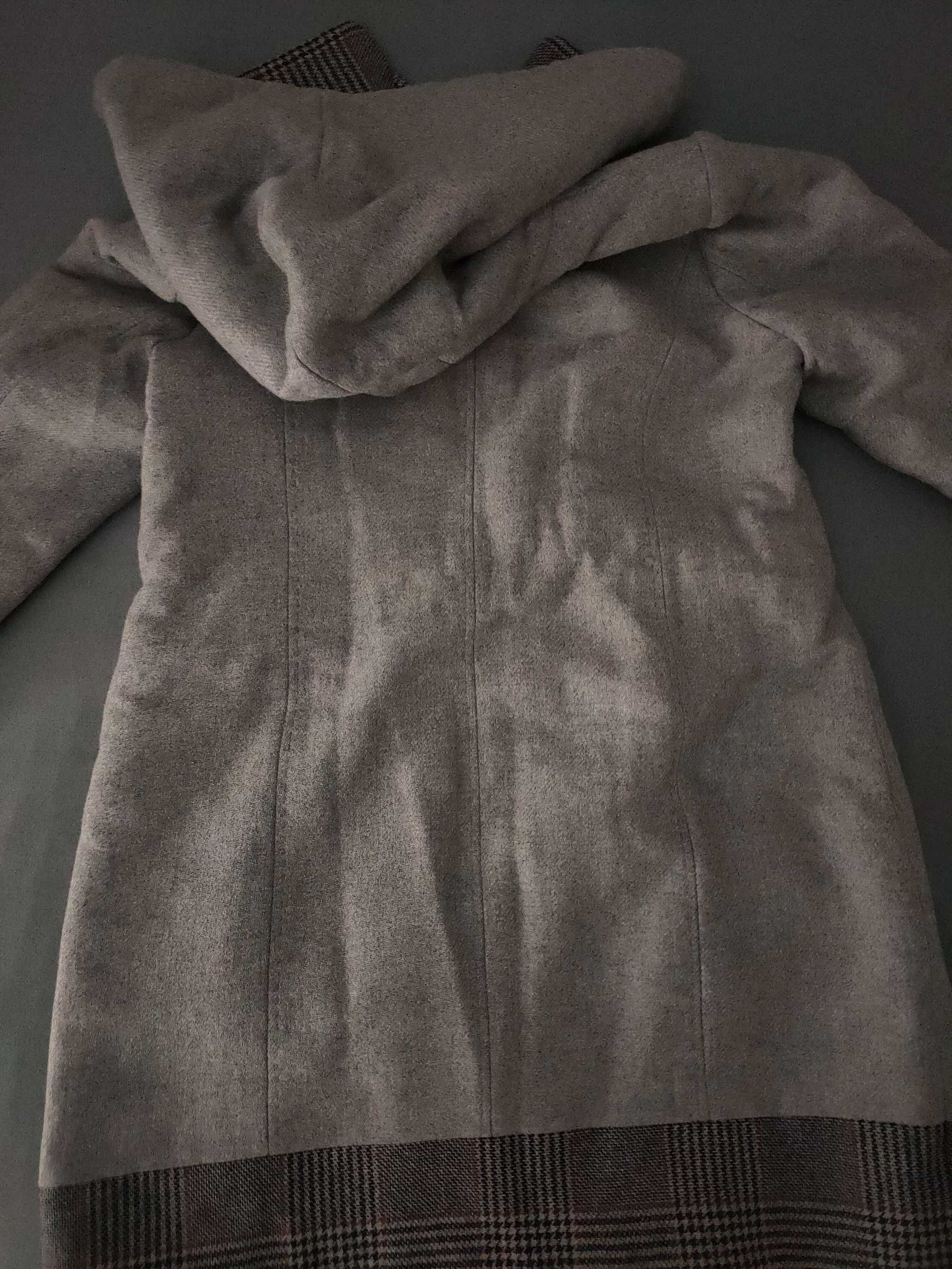 płaszcz damski jesień zima XL XXL rozmiar 42 44 wełna 65%