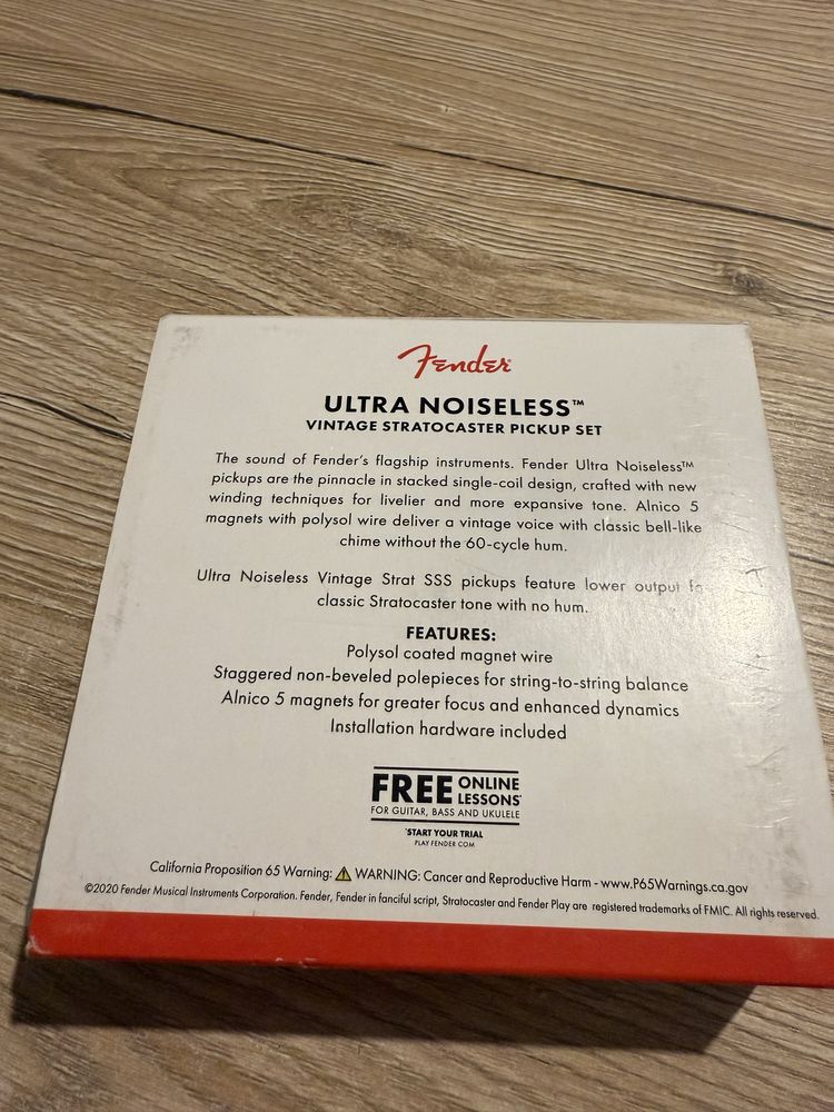 Fender ULTRA NOISELESS Vintage Stratocaster Pickup set