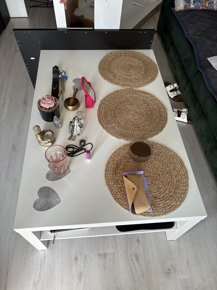 Stolik kawowy Ikea biały  Lack 120/80/45