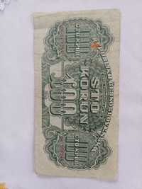 Banknot 100 koron Czechosłowacja 1944 kolekcjonerski