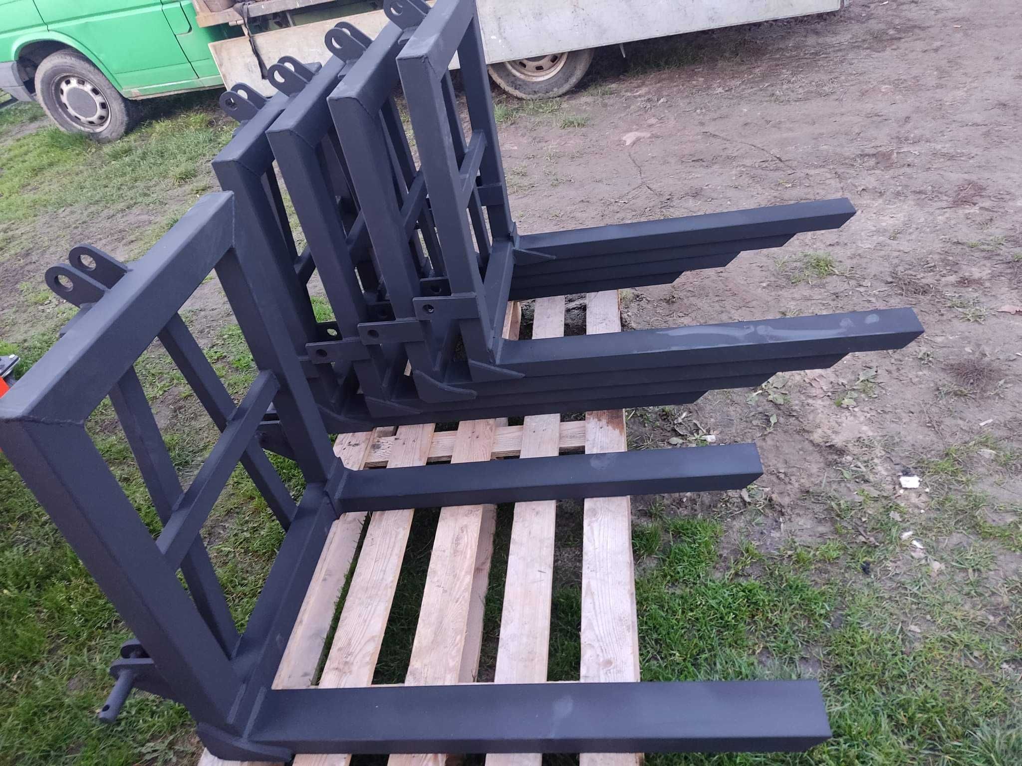 Paleciak widły do palet na tył ciągnika nowe solidne producent dowóz