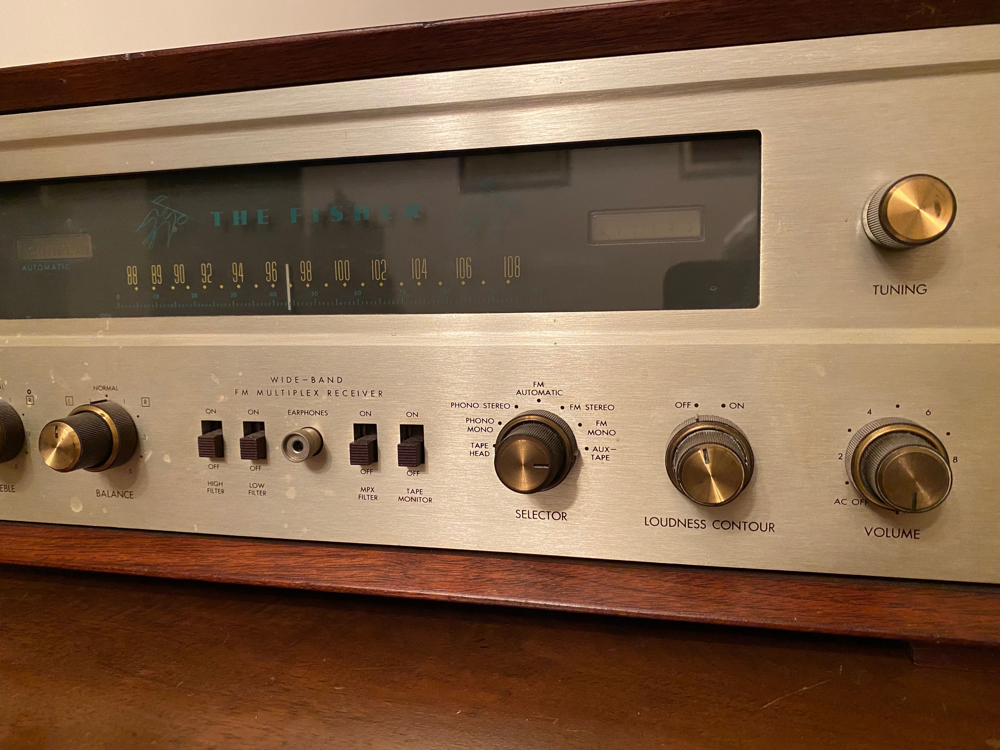 The Fisher 500c stereo receiver