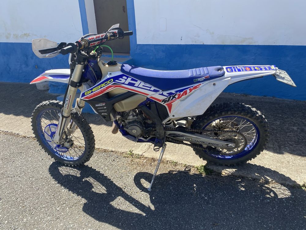 Sherco 125 six days matruculada