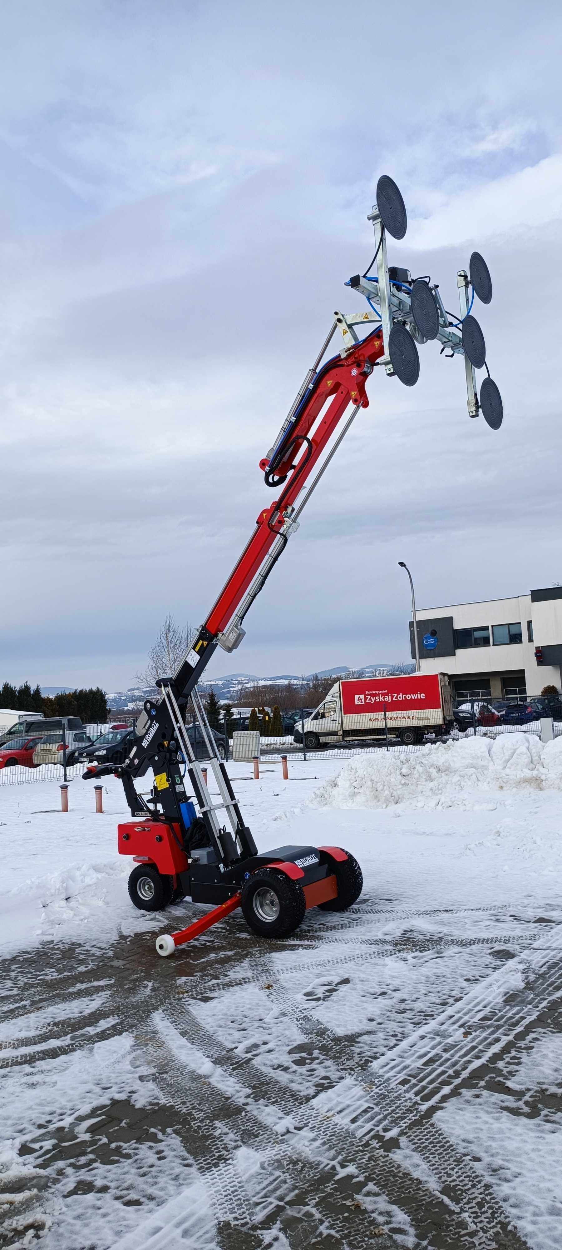 Manipulator, KS Robot 600, Wynajem, Bez operatora, Montaż szyb, Montaż