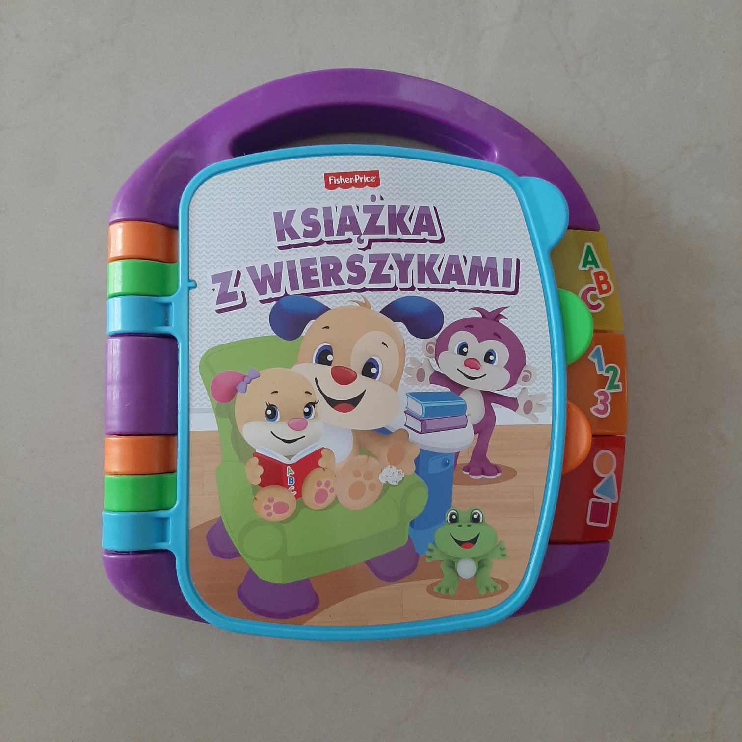 Książka z wierszykami Fisher price