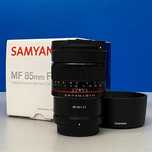 Samyang MF 85mm f/1.4 (Nikon Z) - 3 ANOS DE GARANTIA