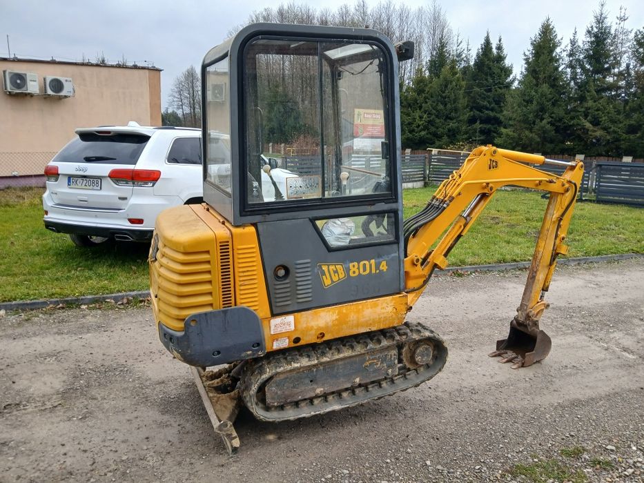 Minikoparka jcb 8014 w oryginale