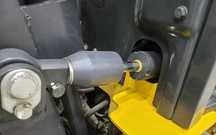 Електронавантажувач KOMATSU FB18-12, мачта TRIPLEX