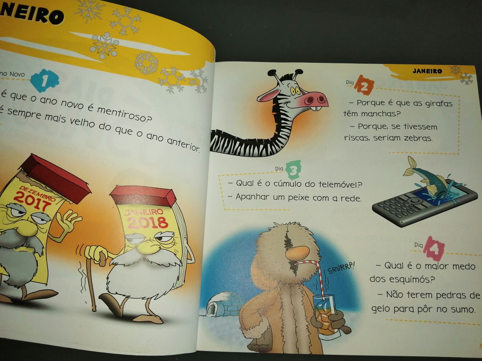 365 dias, 365 piadas -Com adivinhas engraçadas 160 Páginas Como novo!*