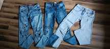 Spodnie damskie jeansowe r.36