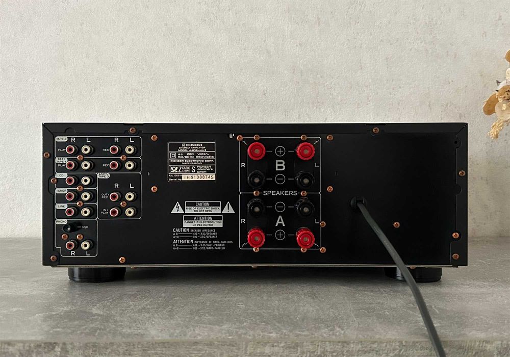 Підсилювач Pioneer A-616 MK II Японія (2 × 120 Вт / 4 Ом / БЖ 650 Вт)