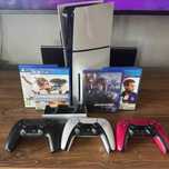 ZESTAW PlayStation 5 Ps5 Slim Z Napędem Roczna