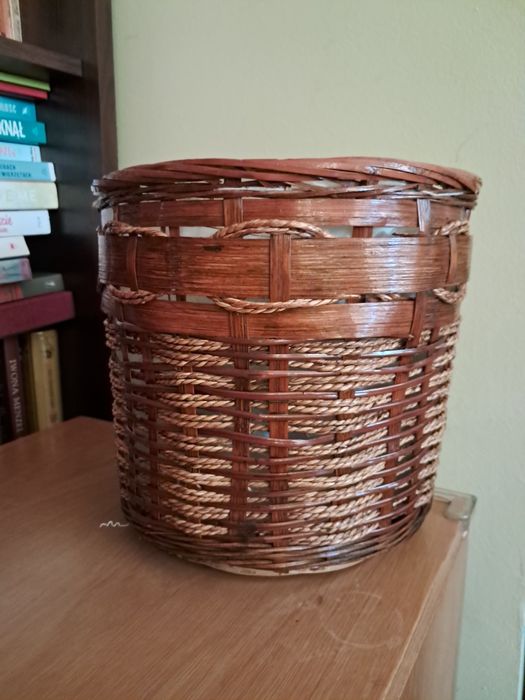 Ratanowe osłonki doniczki rattanowe duże